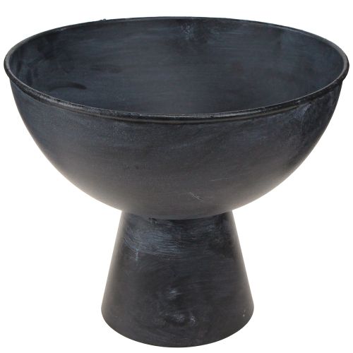 Itens Taça com base metálica troféu antracite Ø26cm H21cm