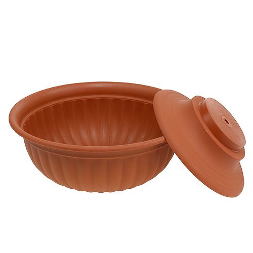 Itens Tigela com base terracota Ø26cm