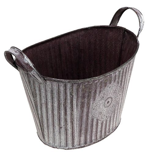 Floristik24 Tigela oval de 22cm x 16cm Alt.15cm roxa