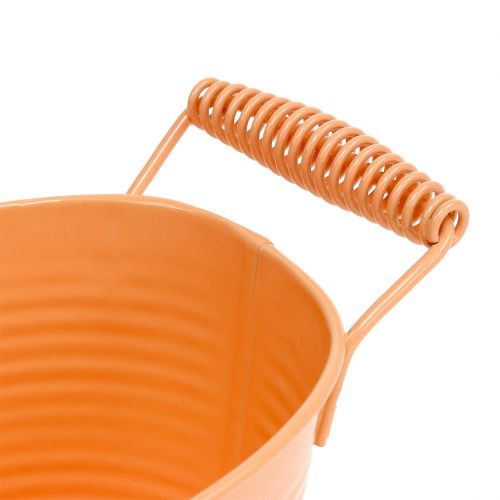 Floristik24 Tigela oval pastel laranja 20cm x 12cm Alt.9cm