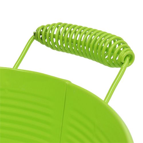 Floristik24 Tigela redonda verde maçã Ø22cm Alt.9,5cm