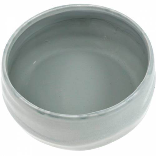 Floristik24 Tigela cerâmica, floreira ondulada, decoração cerâmica oval Ø18,5cm A7,5cm