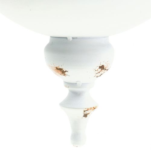 Floristik24 Vaso de plantador para pendurar branco Ø26cm Alt.23cm