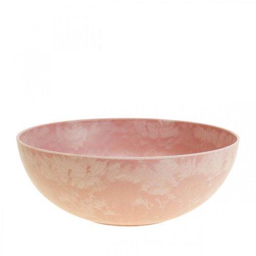 Tigela decorativa floreira redonda tigela rosa de plástico Ø20cm