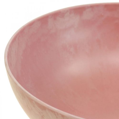 Tigela decorativa floreira redonda tigela rosa de plástico Ø20cm