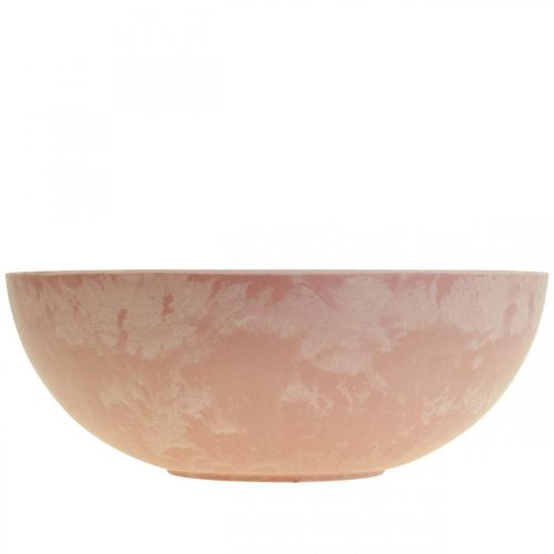 Itens Tigela decorativa tigela de flores redonda rosa tigela de plástico Ø20cm