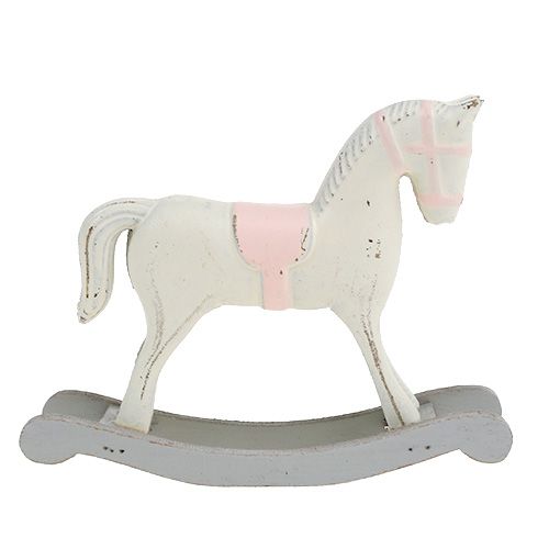 Floristik24 Cavalo de balanço 13 cm x 10 cm 2 unidades