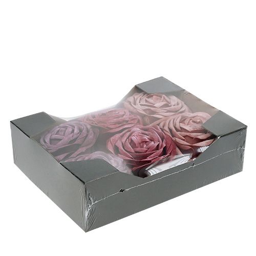 Floristik24 Mistura de espuma de rosas Ø10cm 6 unidades