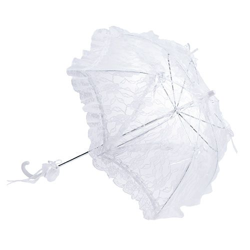 Floristik24 Guarda-chuva com ponta branca Ø60cm C 80,5cm