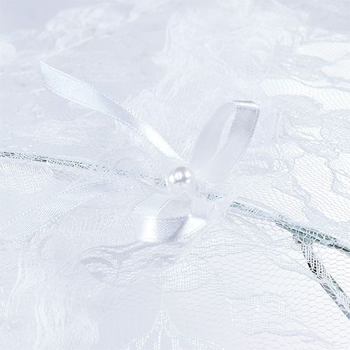 Floristik24 Guarda-chuva com renda branca Ø60cm C80,5cm