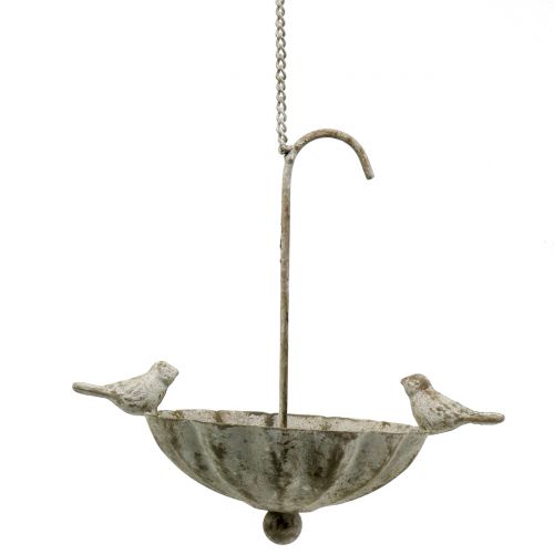 Floristik24 Tela de banho de pássaro para pendurar Antique 20cm