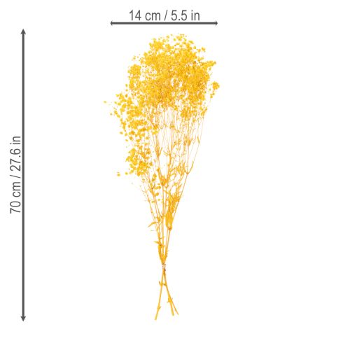 Itens Buquê de flores secas com gipsofila. Galhos floridos decorativos, ideais para enfeitar mesas em diferentes épocas do ano. 70 cm