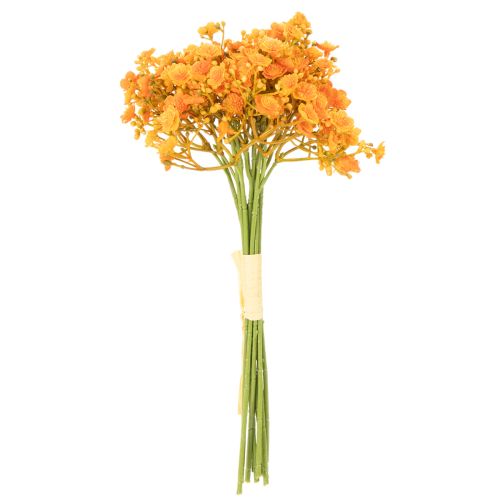 Ramo artificial de gypsophila laranja para arranjos florais, 30 cm, 10 unidades. | Floristik24.pt