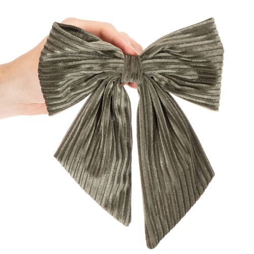 Laço decorativo para pendurar, laço de Natal, veludo canelado, 24 cm, 2 peças | Floristik24.pt