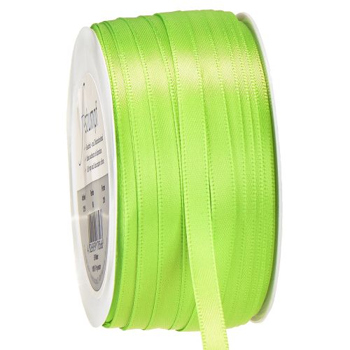 Itens Fita de cetim fita de presente verde claro 6mm 50m