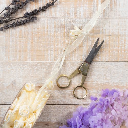 Itens Fita Valentino creme 15mm 5m