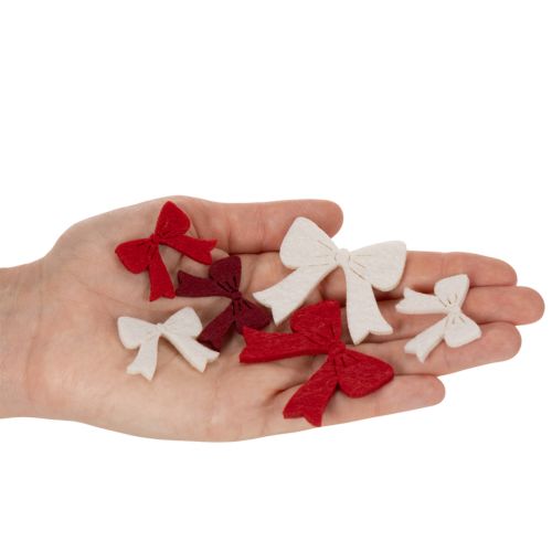 Conjunto de 48 laços decorativos de 5 cm para decoração de Natal e artesanato. | Floristik24.pt