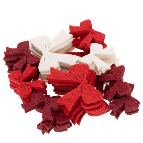 Conjunto de 48 laços decorativos de 5 cm para decoração de Natal e artesanato. | Floristik24.pt