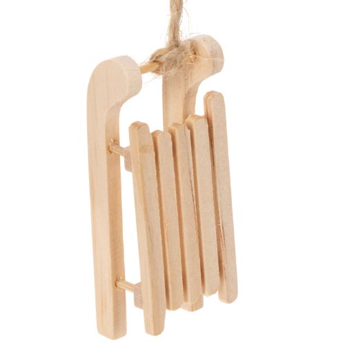 Trenó decorativo para pendurar na árvore de Natal, 6 cm, 6 peças comprar | Floristik24.pt