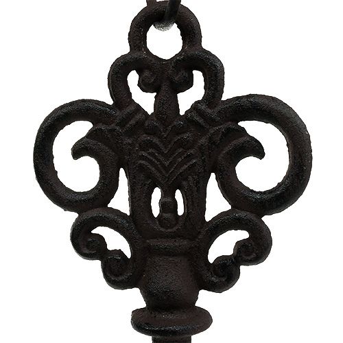 Floristik24 Ferro fundido marrom chave 43 cm