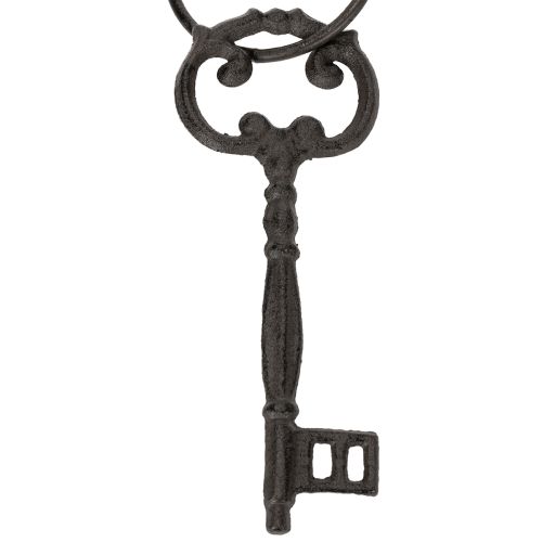 Itens Chaveiro decorativo com design de chave antiga, um acessório nostálgico para a casa, 27 cm
