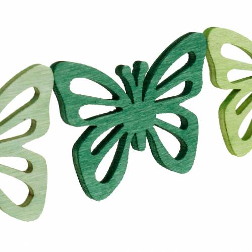 Floristik24 Borboletas decorativas dispersas, primavera, borboletas de madeira, decoração de mesa para espalhar 72 peças