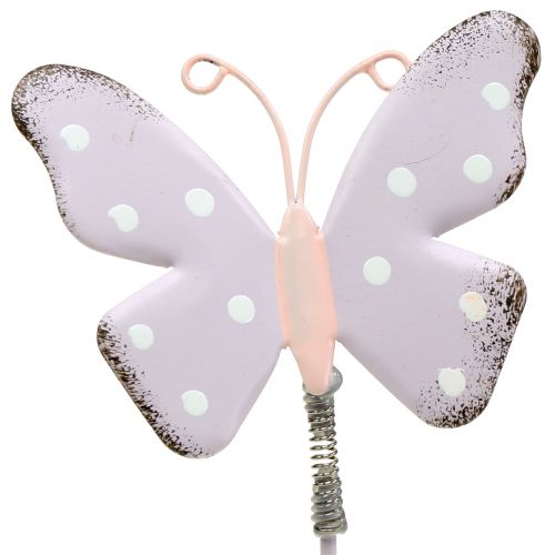 Itens Pinos de flores em pastel de borboleta 24 cm 12 unidades