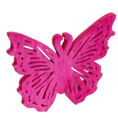 Itens Elementos decorativos em forma de borboleta para arranjos de mesa e vasos com tema de primavera, 4 cm, 72 peças