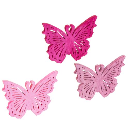 Itens Elementos decorativos em forma de borboleta para arranjos de mesa e vasos com tema de primavera, 4 cm, 72 peças