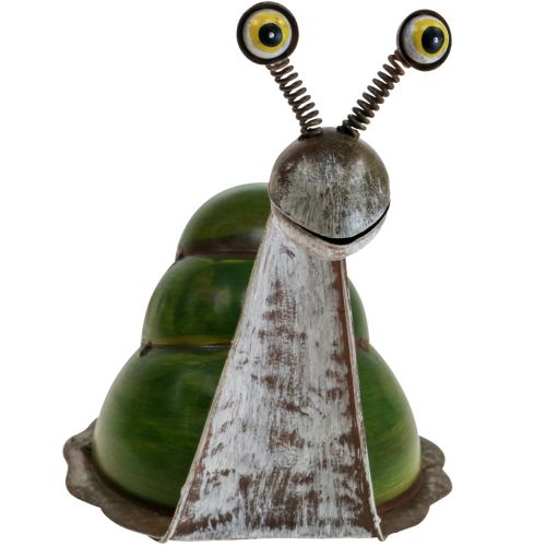 Floristik24 Deco caracol decoração de metal figura decoração jardim 26x14x20cm