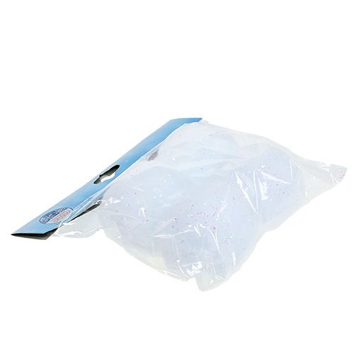 Floristik24 Bola de neve com mica 8cm 4pcs