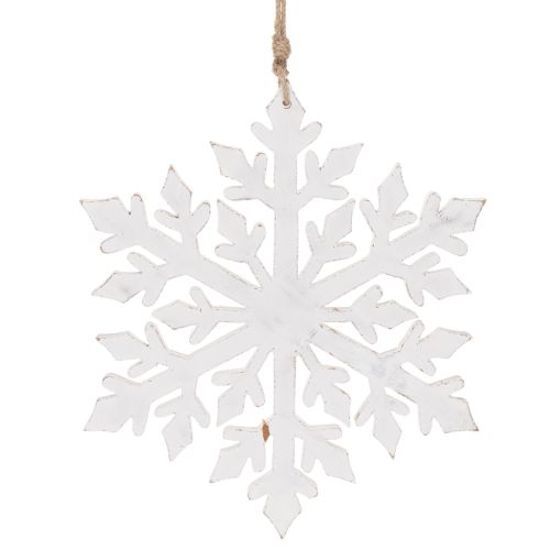Floco de neve decorativo grande, para pendurar, 30 cm | Floristik24.pt
