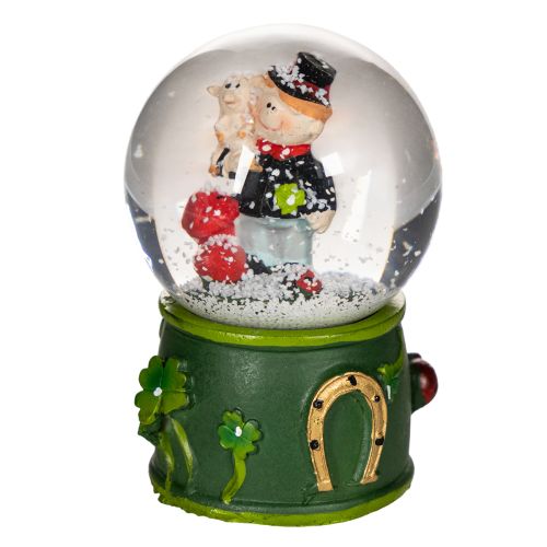 Globo de neve da sorte com figura de limpador de chaminés, 4 cm, 3 peças | Floristik24.pt