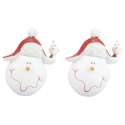 Itens Decoração de mesa Decoração de Natal boneco de neve com chapéu Alt.13cm 2 unidades