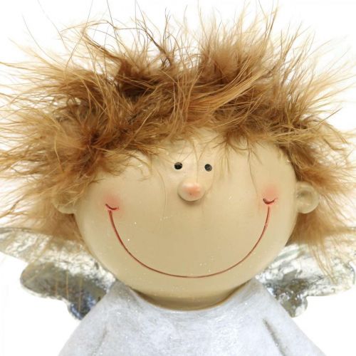 Floristik24 Anjo da guarda, decoração do advento, anjo de natal, anjo engraçado H16cm