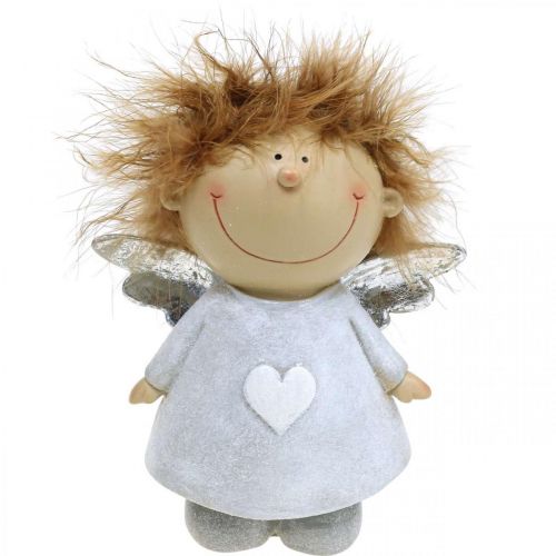 Floristik24 Anjo da guarda, decoração do advento, anjo de natal, anjo engraçado H16cm
