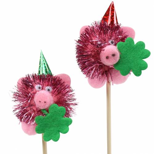 Floristik24 Plugue decorativo lucky pig 8pcs