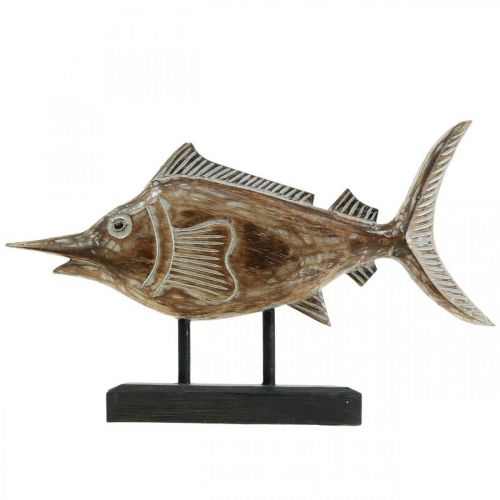 Floristik24 Espadarte Deco Fish Wood Marítimo Deco L40×H24.5cm