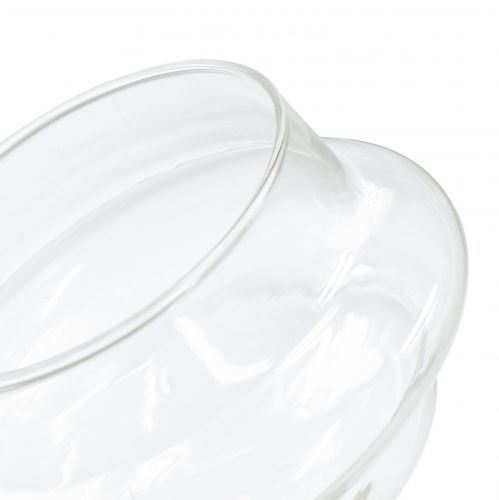 Floristik24 Porta-velas flutuante em vidro transparente Ø7,5cm Alt.6cm