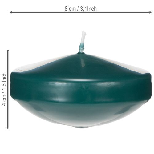 Itens Vela flutuante para ocasiões festivas e decoração aconchegante, 8 cm, 8 peças