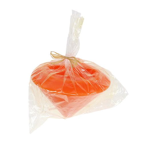 Floristik24 Vela flutuante em laranja Ø13cm