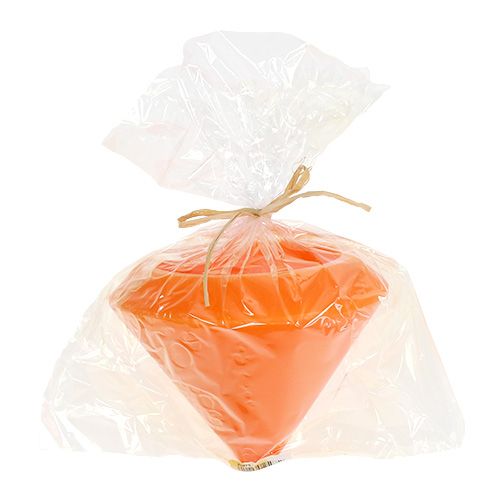 Floristik24 Vela flutuante em laranja Ø16cm