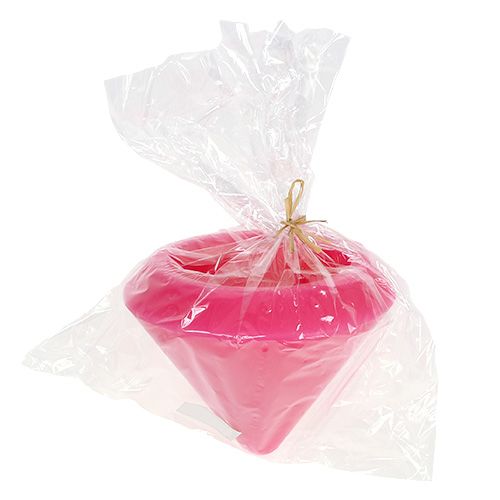 Floristik24 Vela flutuante em rosa Ø16cm