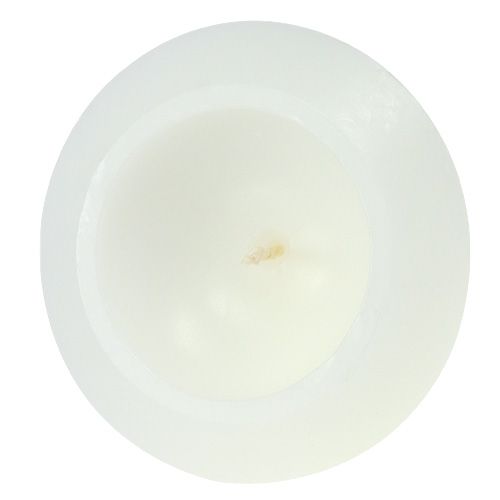 Floristik24 Vela flutuante em branco Ø13cm