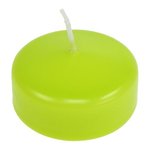 Itens Velas flutuantes verdes 4,5 cm 8 unidades