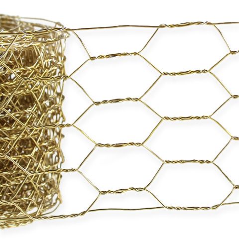 Trança hexagonal 50mm 5m ouro