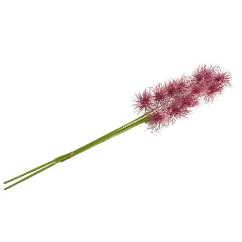 Floristik24 Flores de seda urze xanthium 63 cm 4 unidades