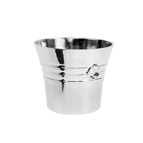 Floristik24 Refrigerador de champanhe prata Ø6,5cm Alt.5,5cm 20 un