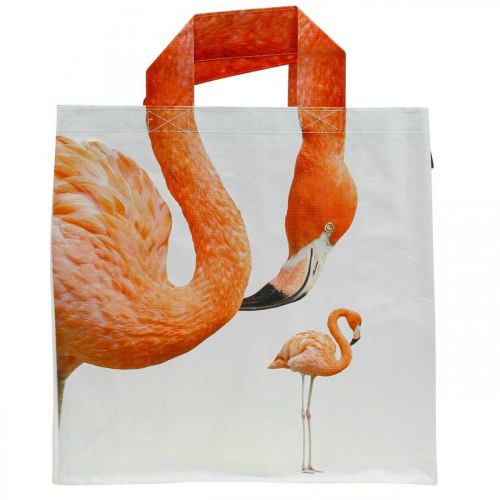 Floristik24 Saco de compras, saco de compras W39,5cm Saco Flamingo