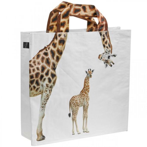 Floristik24 Saco de compras, saco de compras B39.5cm saco girafa